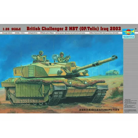 00323 1/35 British Challenger II MBT Basra 2003 Telic Plastic Model Kit
