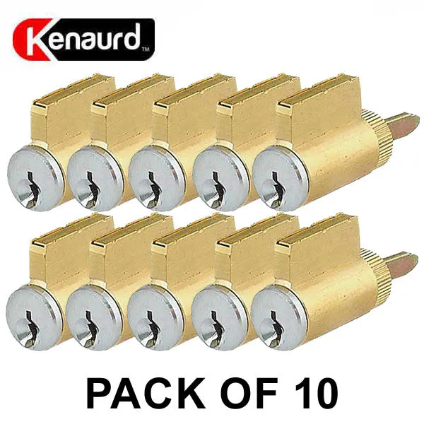 10 x Premium Key-In-Knob (KIK) Cylinder - US26D - SC1 (Pack of 10)