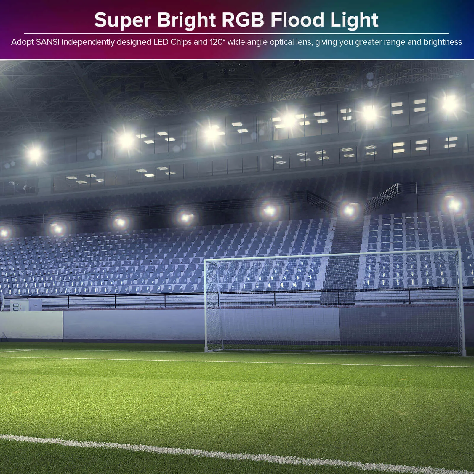 10W RGB LED Flood Light (EU ONLY)