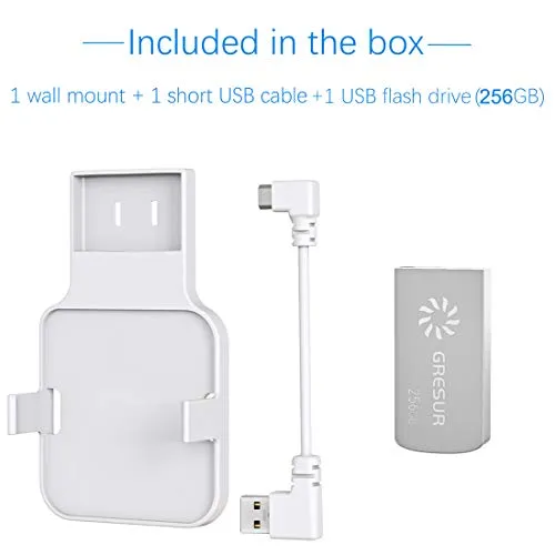 256GB USB Flash Drive for Local Video Storage with The Blink Sync Module 2 Mount (Blink Add-On Sync Module 2 is NOT Included)
