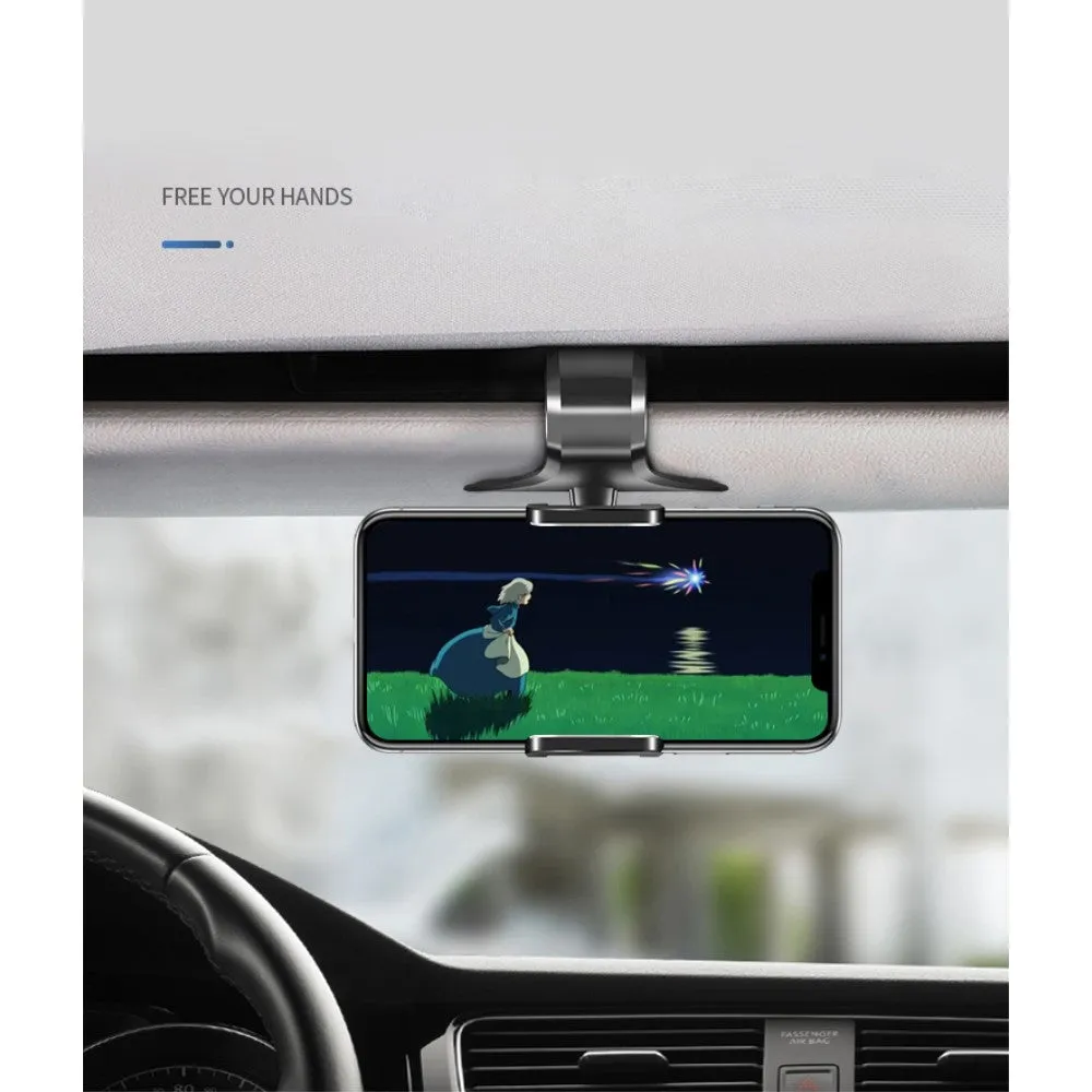 3 in 1 Car GPS Smartphone Holder: Dashboard / Visor Clamp   AC Grid Clip for BlackBerry Motion - Black