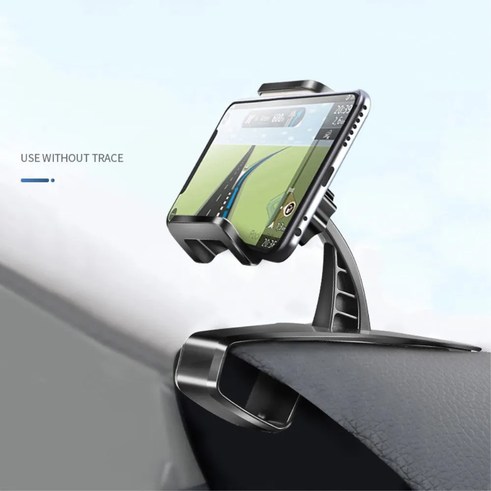 3 in 1 Car GPS Smartphone Holder: Dashboard / Visor Clamp   AC Grid Clip for BlackBerry Motion - Black