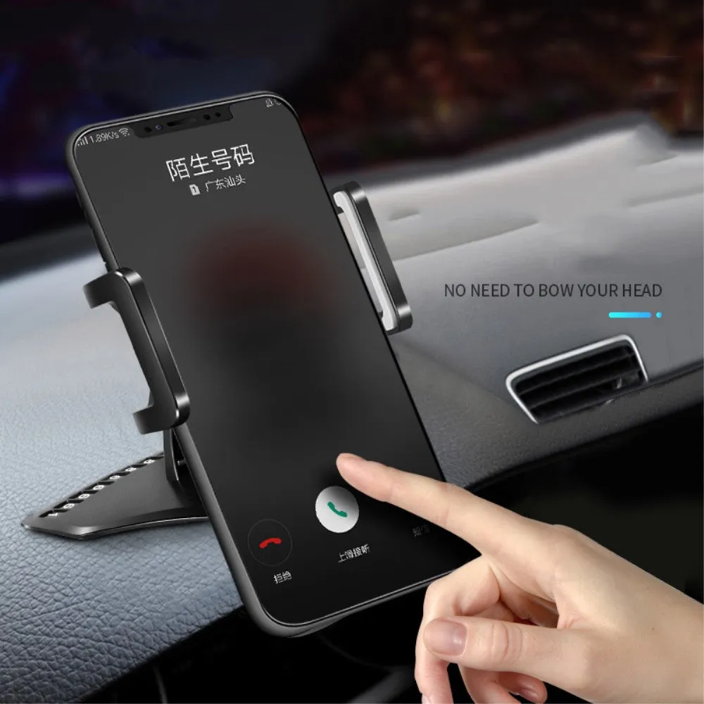 3 in 1 Car GPS Smartphone Holder: Dashboard / Visor Clamp   AC Grid Clip for BlackBerry Motion - Black