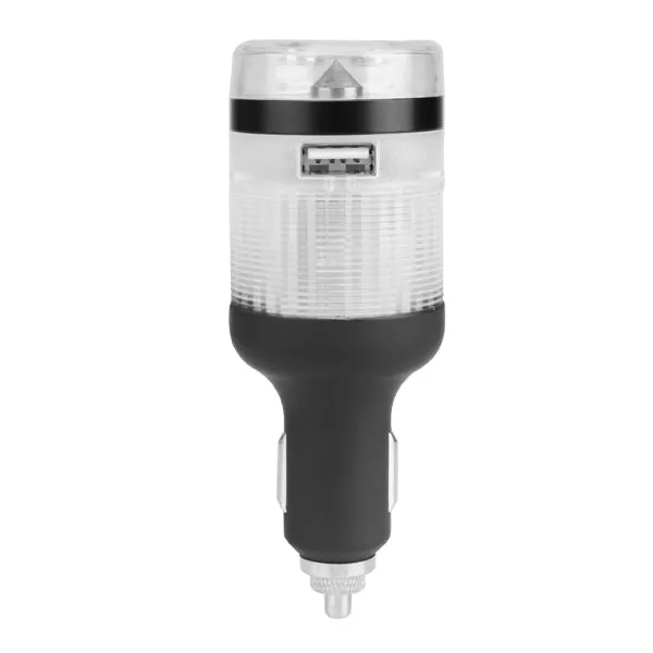 4 in 1 Car Charger with LED Lights Safety Hammer Escape Car
