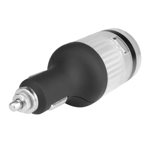4 in 1 Car Charger with LED Lights Safety Hammer Escape Car