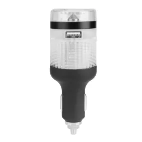 4 in 1 Car Charger with LED Lights Safety Hammer Escape Car