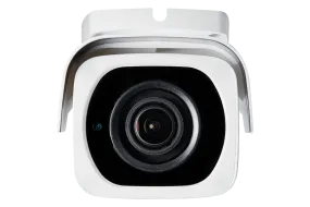 4K Nocturnal IP NVR System with Six 4K (8MP) IP Motorized Varifocal White Metal Cameras