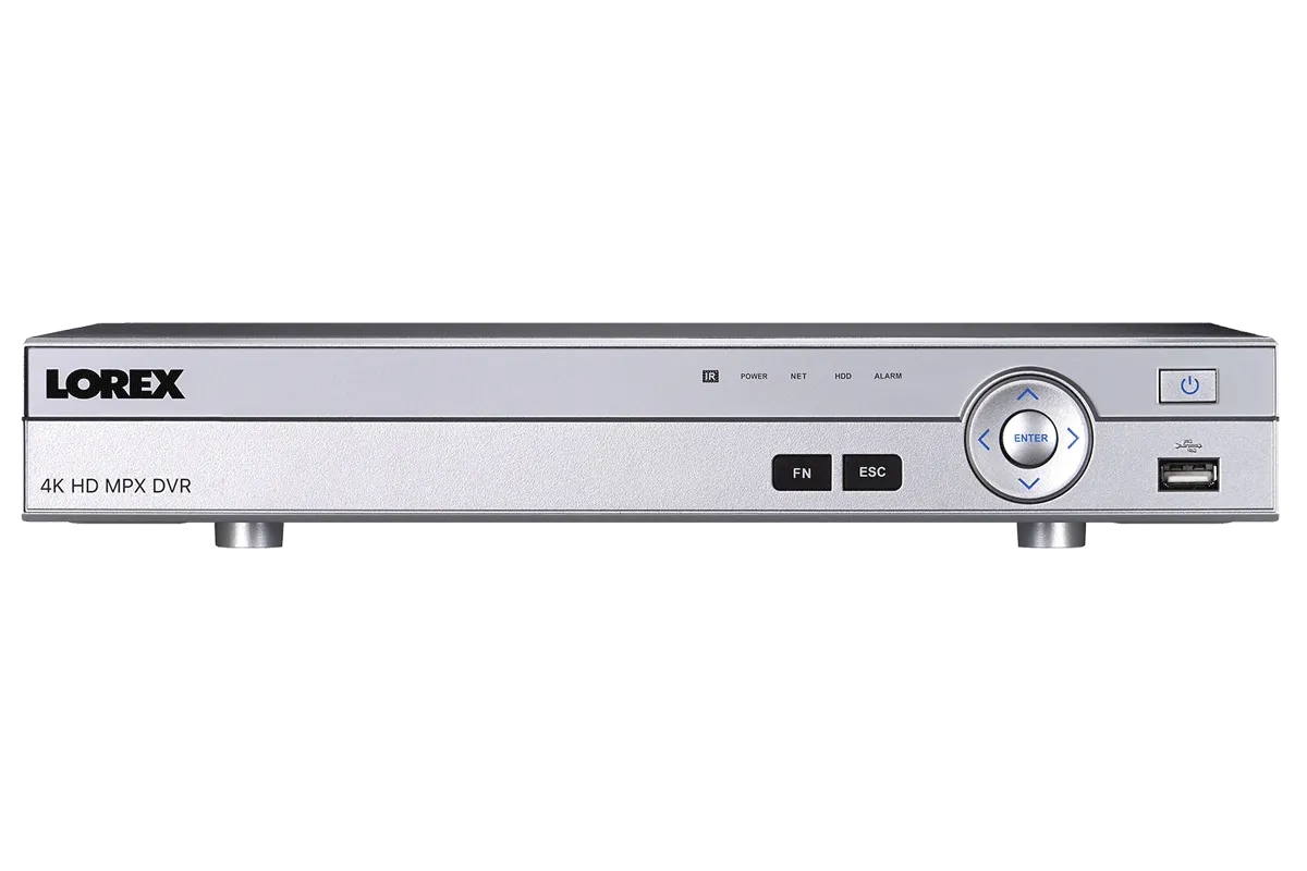 4K Ultra HD (4 x 1080p) MPX Security DVR - 8 Channel, 2TB Hard Drive, Works with Older BNC Analog Cameras, CVI, TVI, AHD