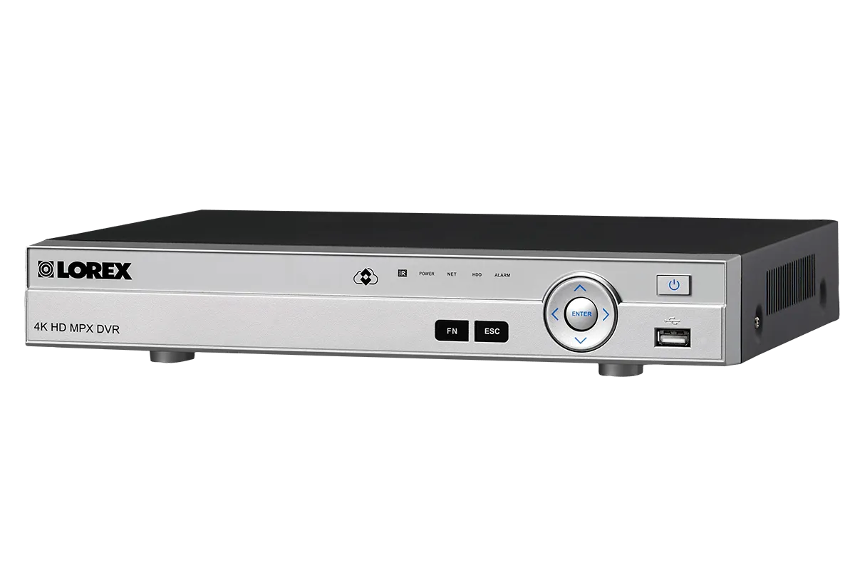 4K Ultra HD (4 x 1080p) MPX Security DVR - 8 Channel, 2TB Hard Drive, Works with Older BNC Analog Cameras, CVI, TVI, AHD