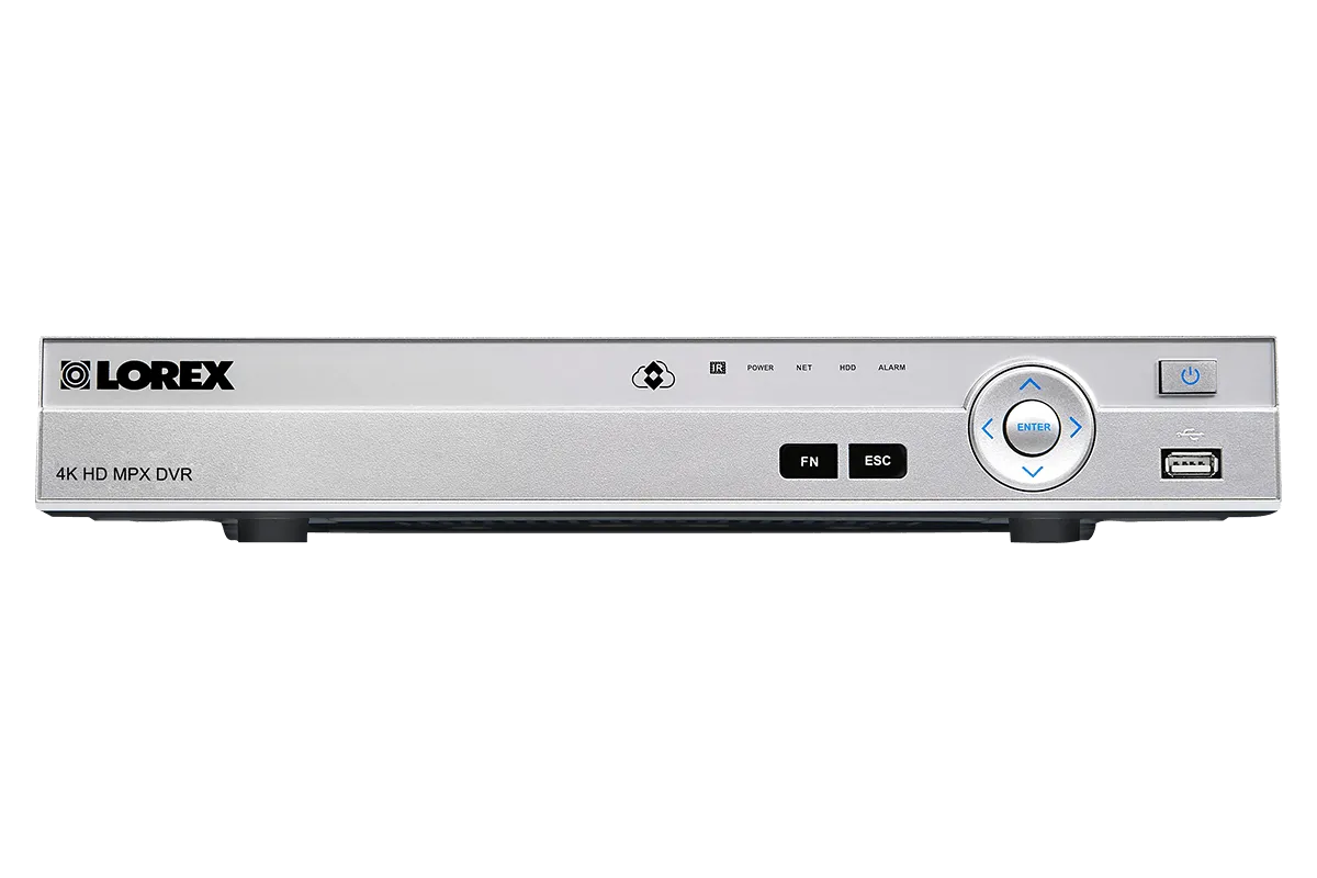 4K Ultra HD (4 x 1080p) MPX Security DVR - 8 Channel, 2TB Hard Drive, Works with Older BNC Analog Cameras, CVI, TVI, AHD