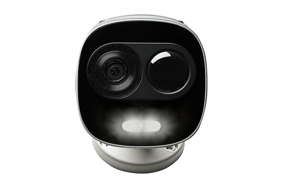 4K Ultra HD IP Camera System with 4 Active Deterrence Security Cameras, 130ft Night Vision
