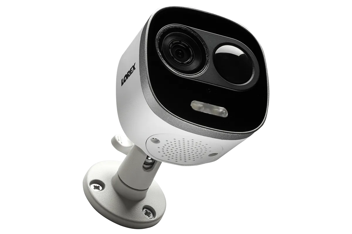4K Ultra HD IP Camera System with 4 Active Deterrence Security Cameras, 130ft Night Vision