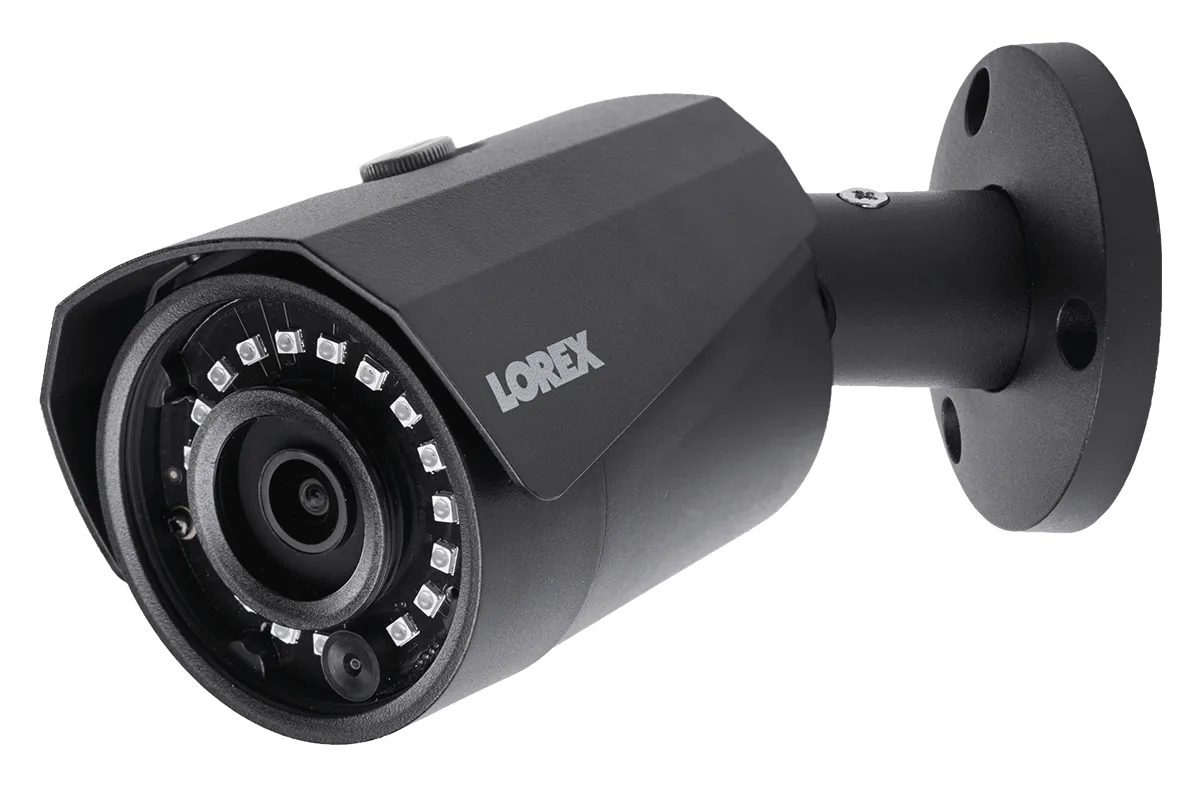 4MP Outdoor Metal Camera with 150FT Color Night Vision, HEVC, Black (4-pack)