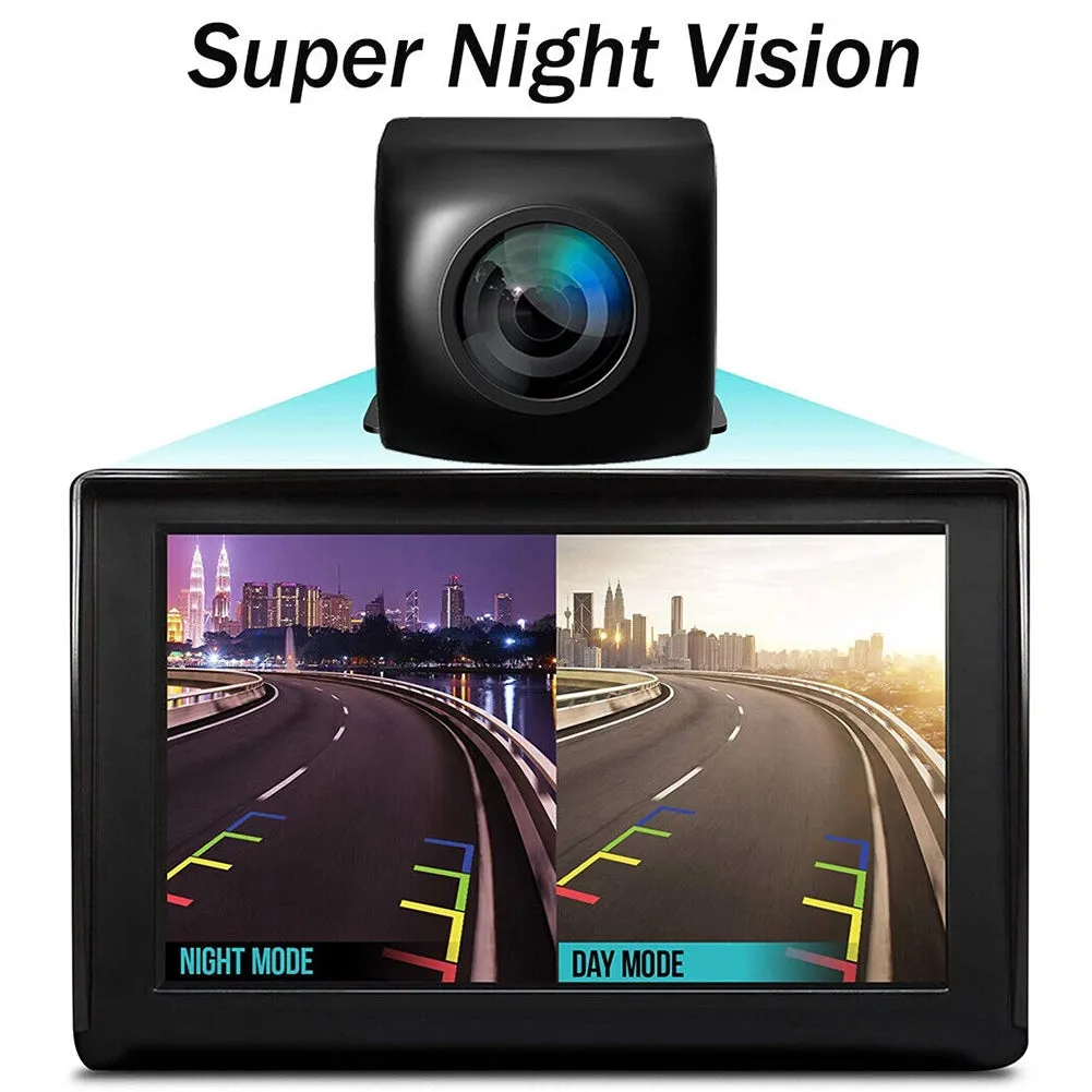 5-inch Mirror Monitor HD Car Backup Camera Rear View System Night