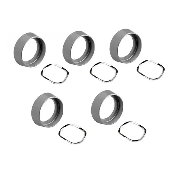 5 x Major Mfg - CGA-5 - Free Spinning - Standard Cylinder Guard - Tapered - 1-3/4" x 1/2" - Aluminum (BUNDLE OF 5)