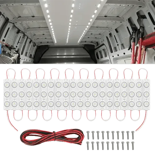 60 Leds Interior White Light Kits