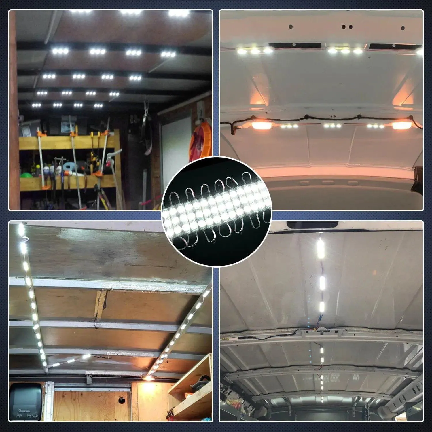60 Leds Interior White Light Kits
