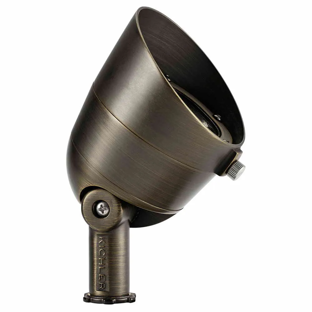 7W LED  Flood Light Brass Centennial Brass 500 Lumens 60 Degree Wide Flood 2700K