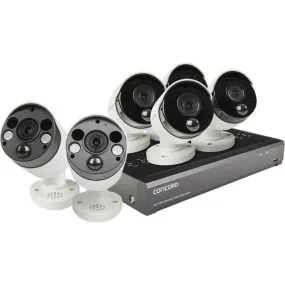8 Channel 4K NVR Package Surv Camera System (4xPIR 2xfl)