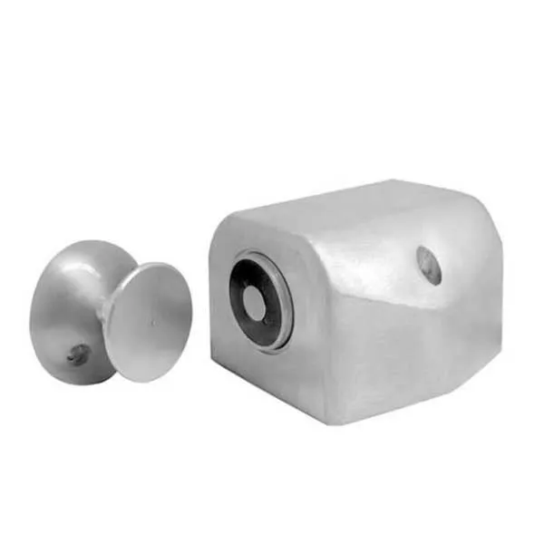 ABH - 2600 - Electromagnetic Door Holder - Single Floor Mount - 35 LB Holding Force - Aluminum - 12V DC
