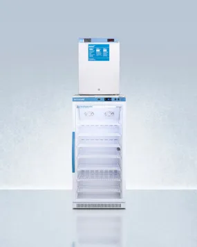 Accucold 24" Wide All-Refrigerator/All-Freezer Combination - ARG8PV-FS30LSTACKMED2