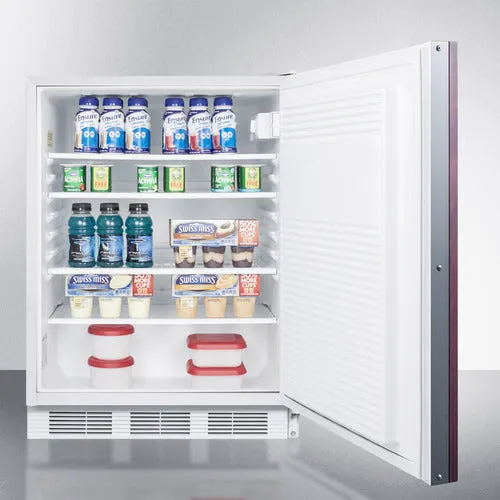 Accucold 24" Wide Built-In All-Refrigerator ADA Compliant - FF7LWBIIFADA