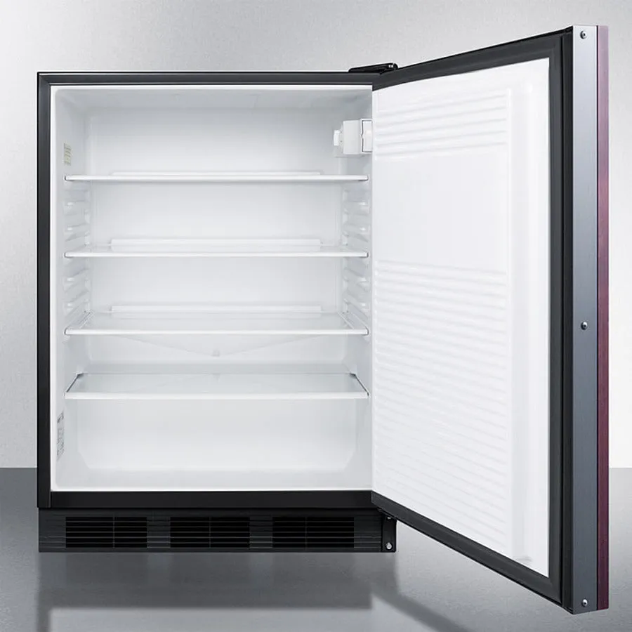 Accucold 24" Wide Built-In All-Refrigerator with Integrated Door Frame ADA Compliant - FF7BKBIIFADA