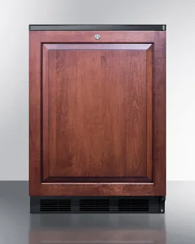 Accucold 24" Wide Built-In All-Refrigerator with Integrated Door Frame - FF7LBLKBIIF