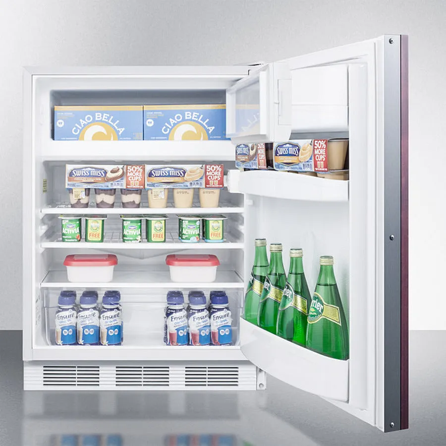 Accucold 24" Wide Built-In Refrigerator-Freezer ADA Compliant - CT66LWBIIFADA