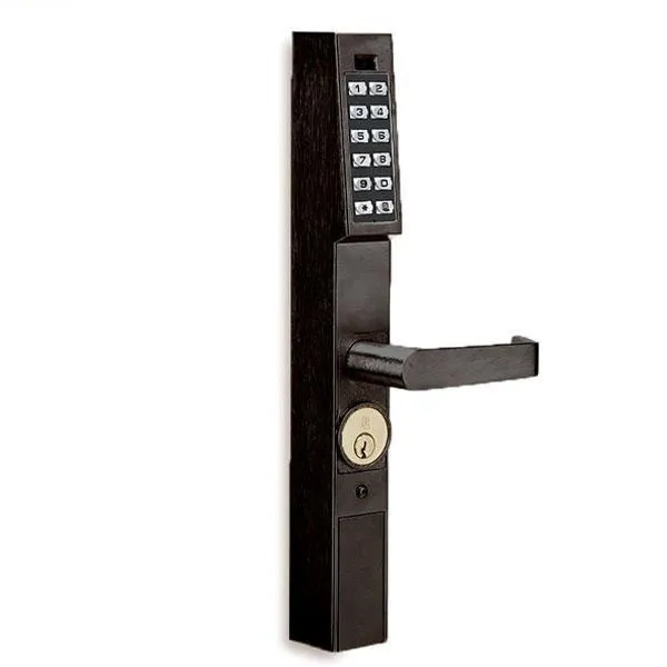 Alarm Lock Trilogy - DL1200 - Narrow Stile Keypad Lever Lock - 10B - Durondic Bronze - Grade 1