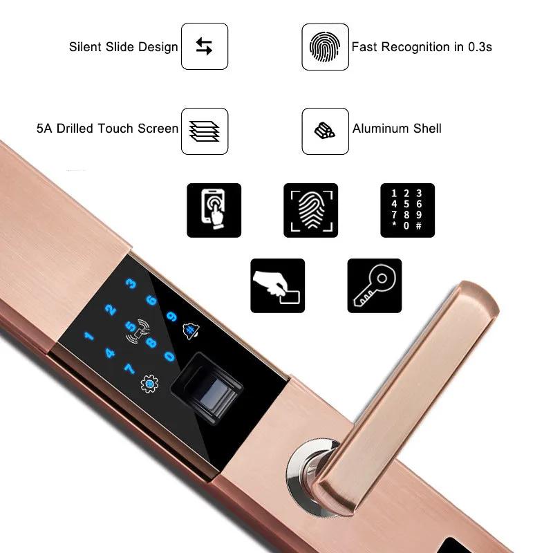 Aluminum Alloy 5-in-1 Anti-thief Security Lock