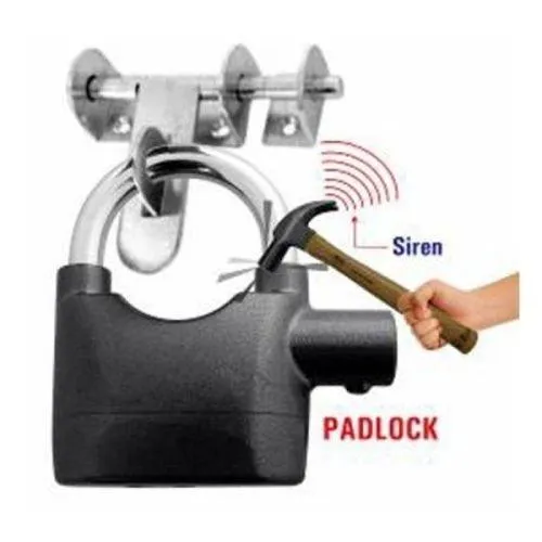 Anti Theft System Security Pad Lock with Burglar Smart Alarm Siren Motion Sensor Secure