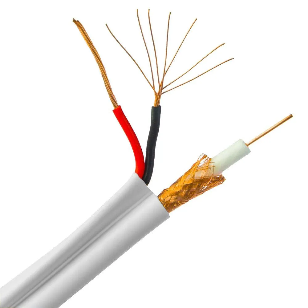 Aplus AB19100 Coaxial Cable RG59 100m - White