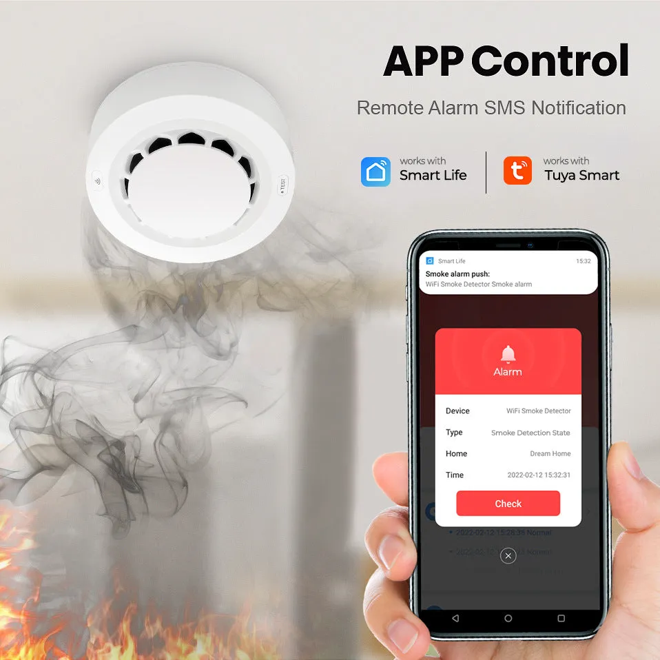 APP Control Automatic Smoke Alarm Window Opener, Smart Electric Kitchen Window Closer