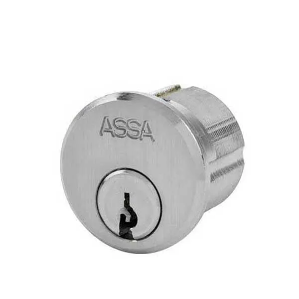 ASSA - Maximum  - Mortise Cylinder - Adams Rite Cam - 1-1/4" - 626 - Satin Chrome