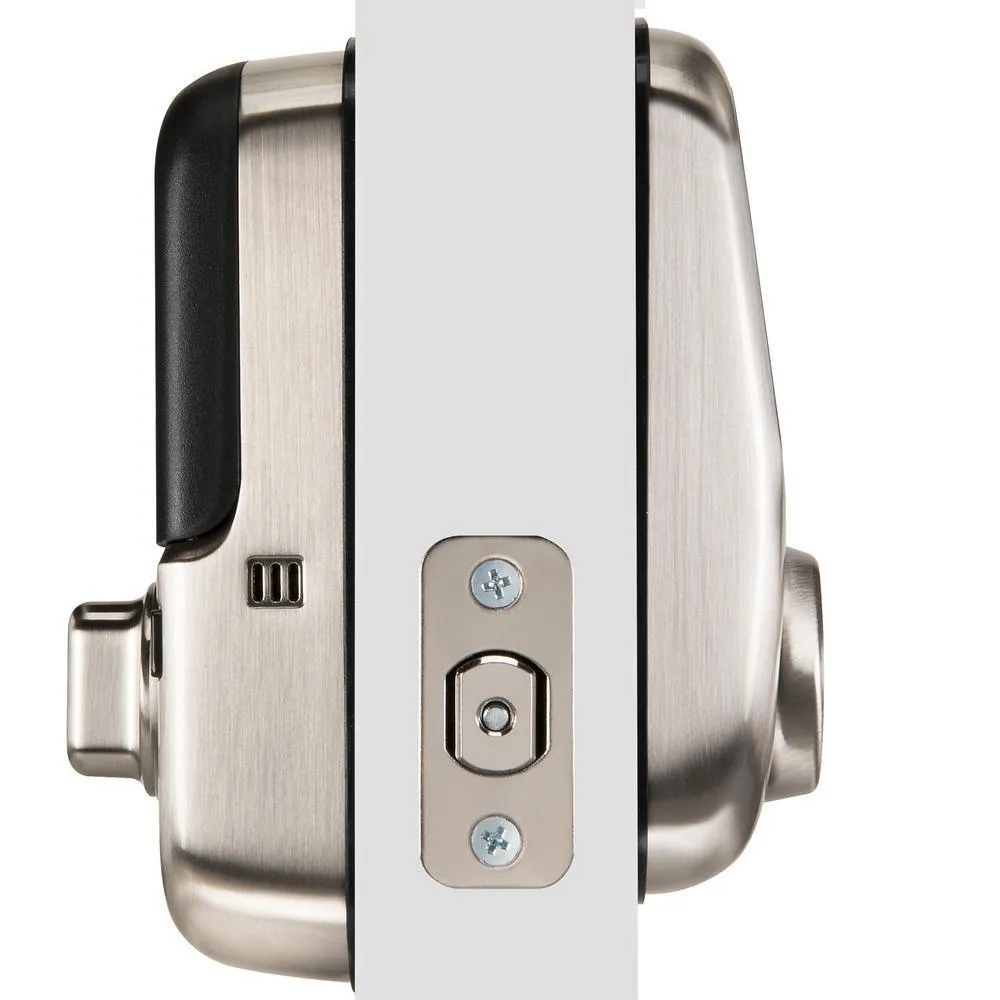 Assure Lock Satin Nickel Wi-Fi and Bluetooth Touchscreen Single Cylinder Deadbolt