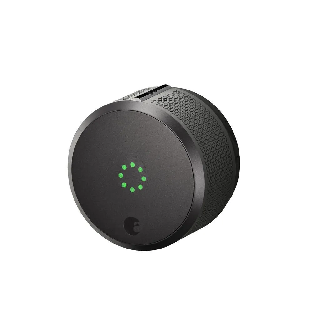 August Smart Lock Pro   Connect, Dark Gray