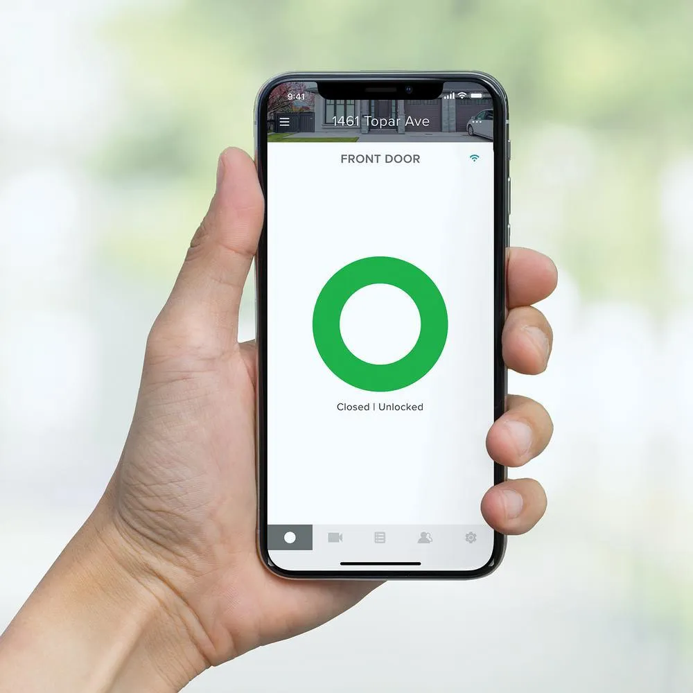 August Smart Lock Pro   Connect, Dark Gray