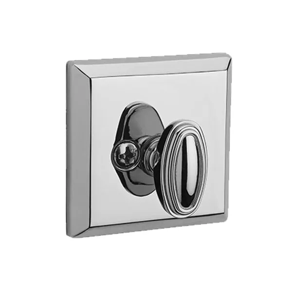 Baldwin Estate - Traditional Square Reserve Deadbolt - Optional Function - 260 - Polished Chrome - Grade 1