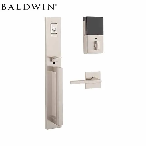 Baldwin - Evolved Minneapolis - Full Dummy Handleset - 5162 Interior Lever - Left Handed  - Satin Nickel - Grade 2