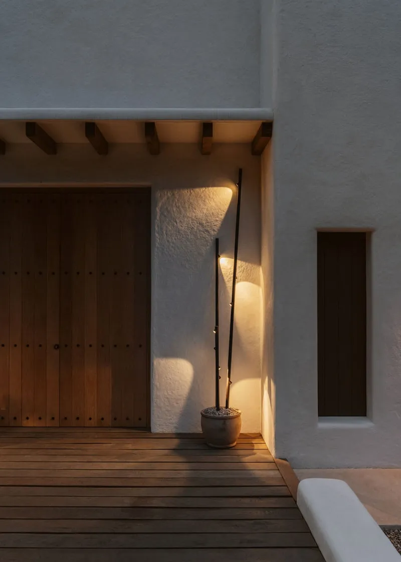 Bamboo Outdoor Lamp