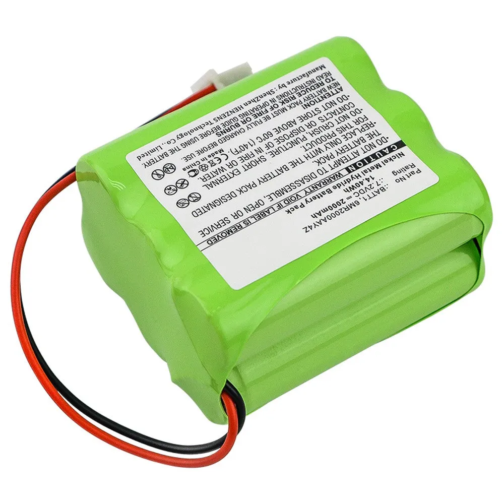 Batteries N Accessories BNA-WB-H8450 Alarm System Battery - Ni-MH, 7.2V, 2000mAh, Ultra High Capacity - Replacement for 2GIG 228844, 6MR2000AAY4Z, BATT1, BATT2X Battery