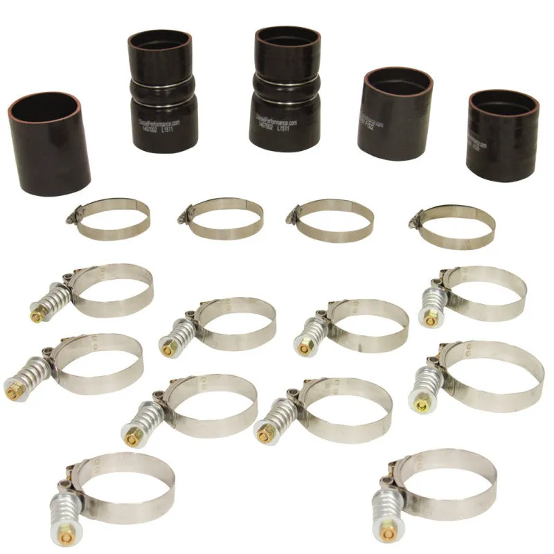 BD Diesel Intercooler Hose & Clamp Kit - 1999-2003 Ford 7.3L PowerStroke 1047030