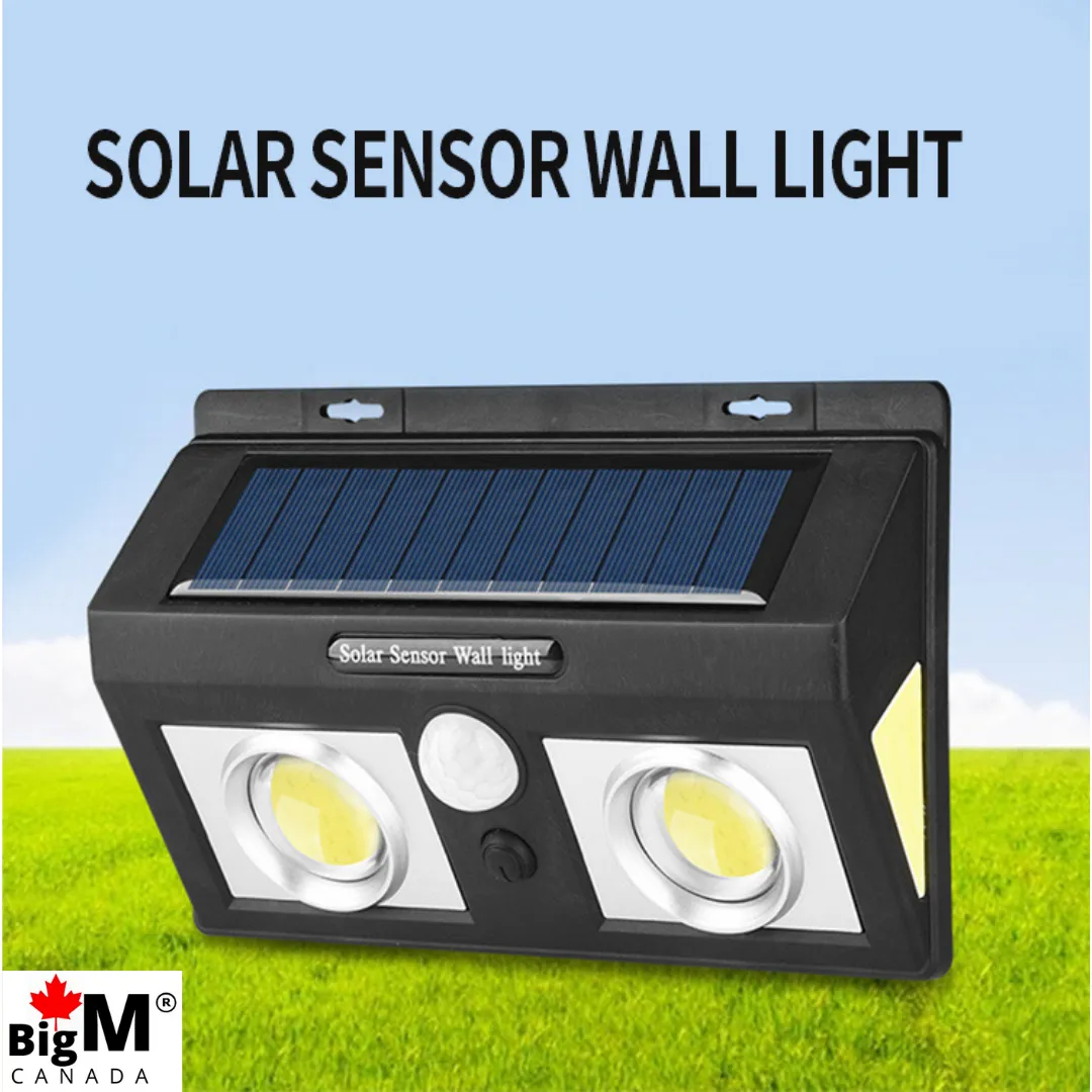 BigM 1000 Lumens Super Bright Outdoor Solar Lights with Motion Sensor