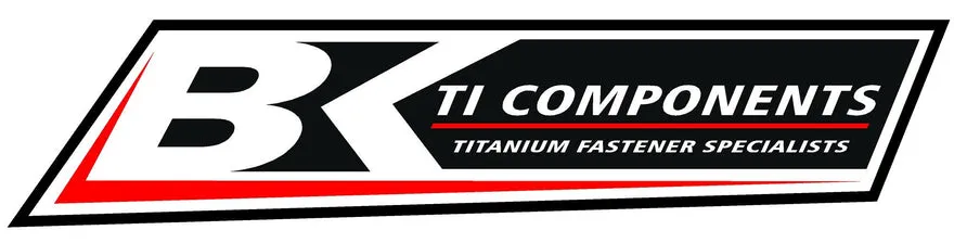 BK Ti Components Titanium Adjustable Power Steer Pump Mounting Kit 2 x 3/8 Unf/Unc Studs x 1 1/4in 2 of Titanium Nylocs Hex 1/2in