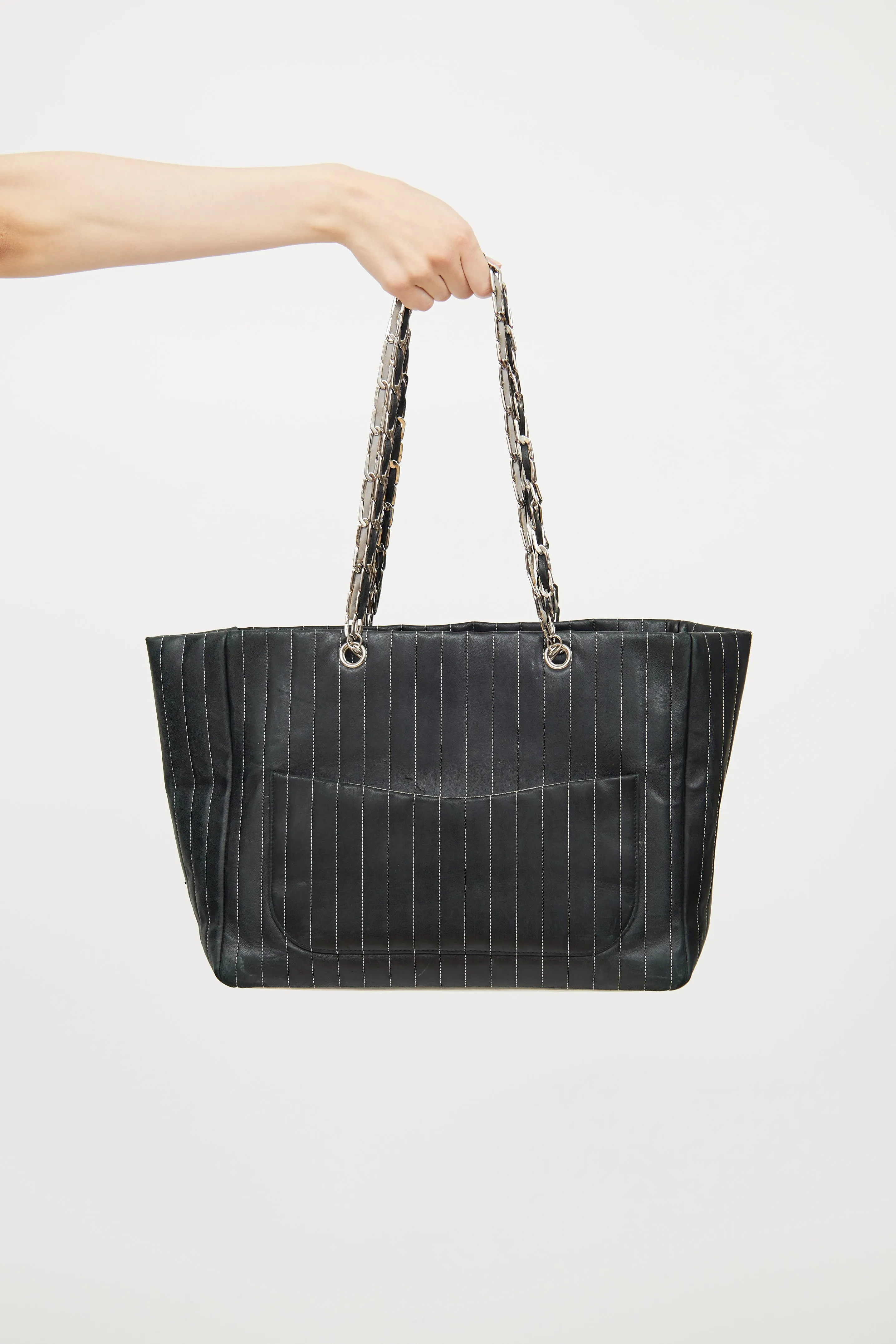 Black Mademoiselle Ligne Tote Bag