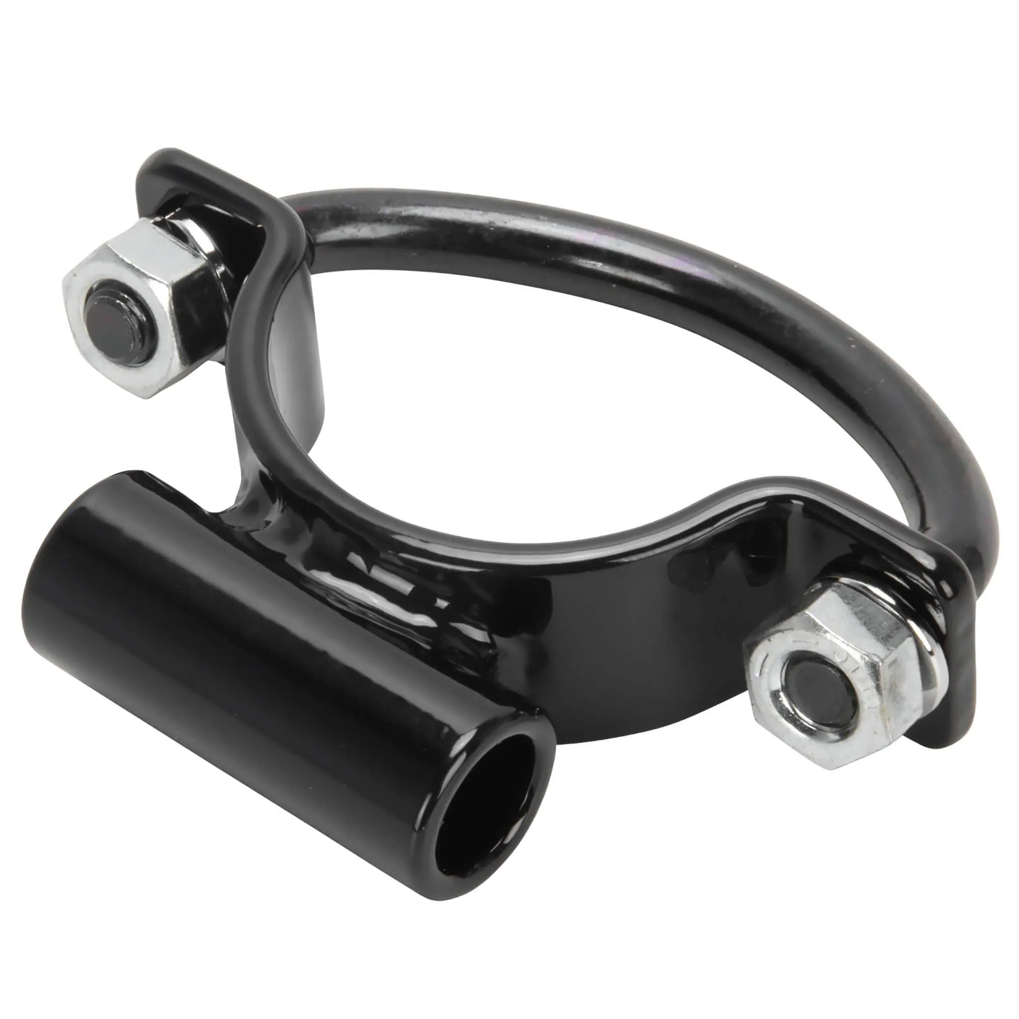 Black Universal Solo Seat Hinge / Pivot Bracket - Bolt-on