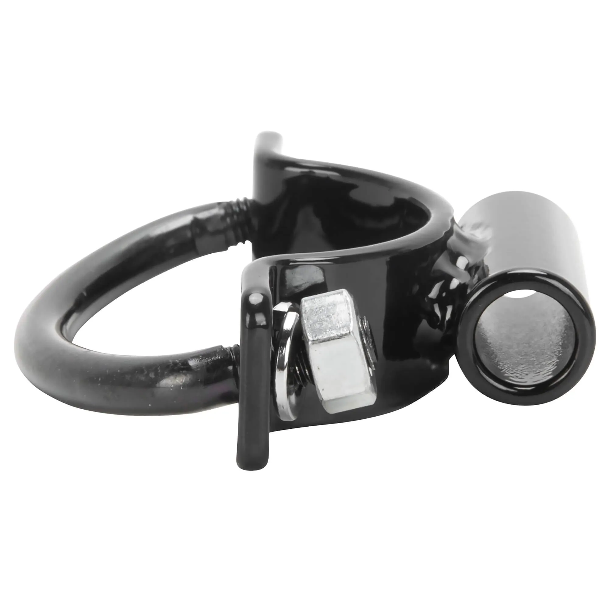 Black Universal Solo Seat Hinge / Pivot Bracket - Bolt-on