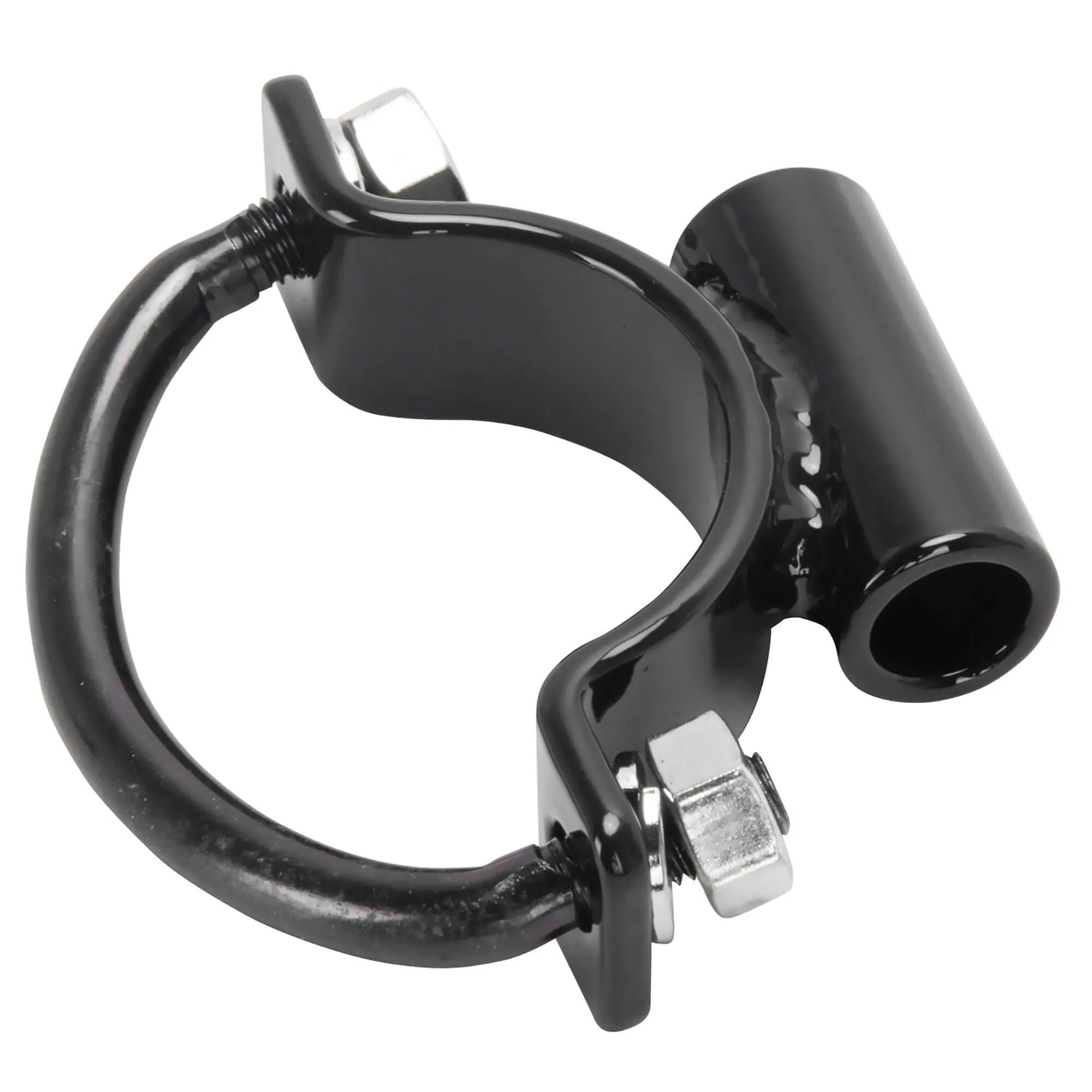 Black Universal Solo Seat Hinge / Pivot Bracket - Bolt-on