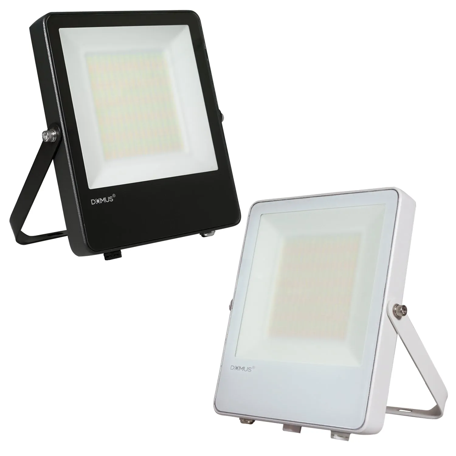 Blaze-Pro-100 LED Flood Light CCT 50/70/100w Flex and Plug Black and White